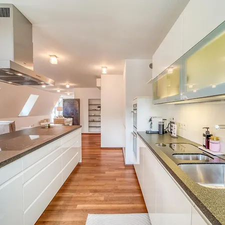 Luxury Penthouse In The Center Apartmán Norimberk